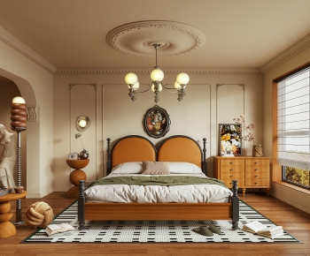 French Style Bedroom-ID:120767125