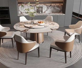 New Chinese Style Dining Table And Chairs-ID:722142934