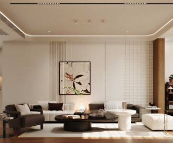 Modern A Living Room-ID:751120094