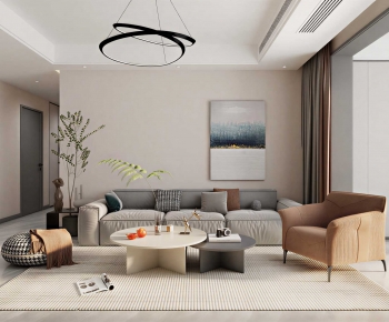 Modern A Living Room-ID:849674949