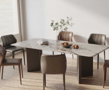 Modern Dining Table And Chairs-ID:673964027