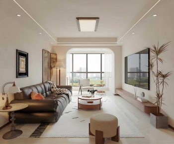 Modern A Living Room-ID:415498026