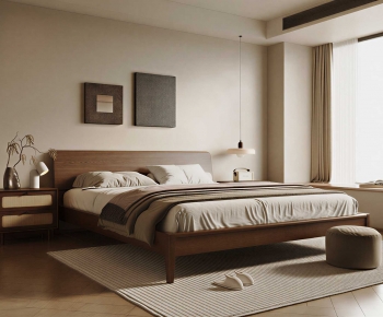 Modern Double Bed-ID:149267918