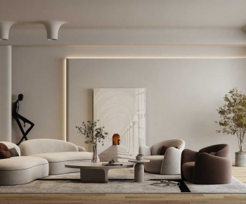 Wabi-sabi Style A Living Room-ID:864073049