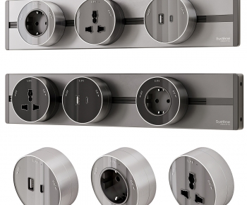 Modern Socket Panel-ID:445202115