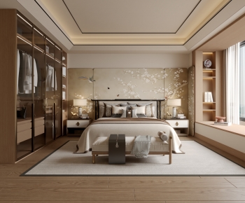 New Chinese Style Bedroom-ID:462382081