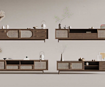 Wabi-sabi Style TV Cabinet-ID:704767944