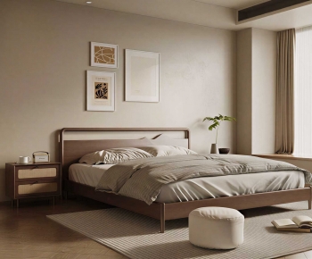 Modern Double Bed-ID:168334967