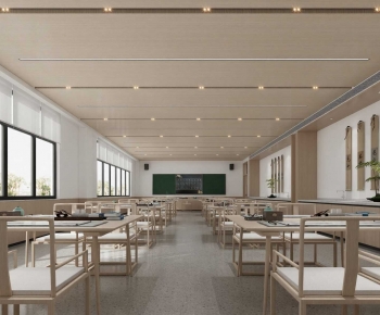 New Chinese Style School Classrooms-ID:835828075