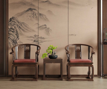 New Chinese Style Lounge Chair-ID:926309116