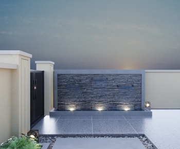 Modern Courtyard/landscape-ID:160841947