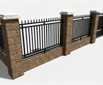 Simple European Style Fence-ID:835886002