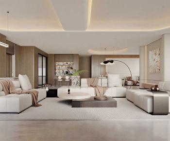 Modern A Living Room-ID:911209645