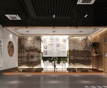 New Chinese Style Exhibition Hall-ID:503544095