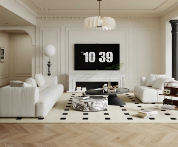 French Style A Living Room-ID:560329046