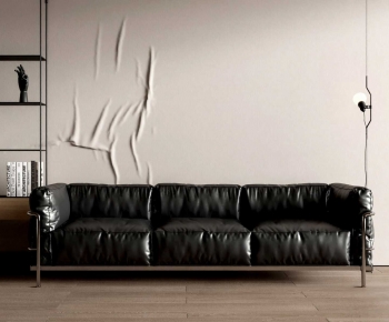 Modern Three-seat Sofa-ID:643539498