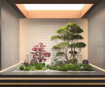 New Chinese Style Plant Landscaping-ID:290596968