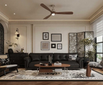 French Style A Living Room-ID:961405042