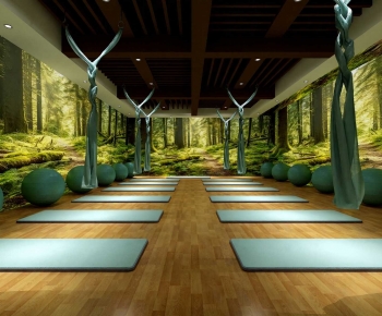 Modern Yoga Room-ID:977264882