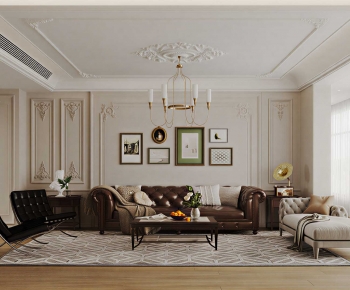 French Style A Living Room-ID:289793979