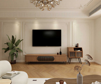 French Style A Living Room-ID:383128885