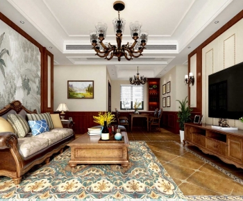 European Style A Living Room-ID:896984105