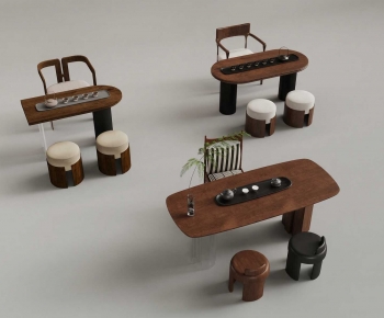 Modern Tea Tables And Chairs-ID:473627092