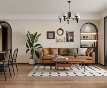 French Style A Living Room-ID:178117992