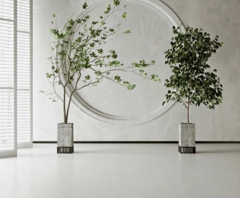 Modern Ground Green Plant Potted Plants-ID:387970922