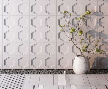 Modern Ground Green Plant Potted Plants-ID:112864028