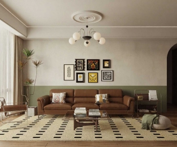 French Style A Living Room-ID:504448891