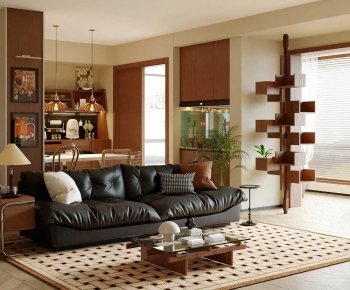 Modern A Living Room-ID:461292033