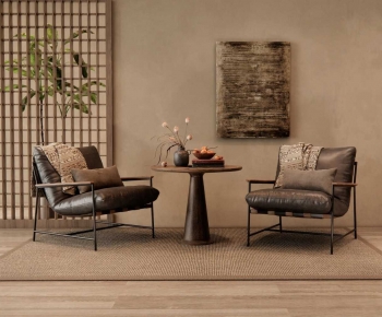 Wabi-sabi Style Lounge Chair-ID:979664091