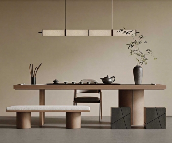 New Chinese Style Tea Tables And Chairs-ID:496664052