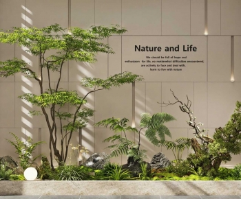 New Chinese Style Plant Landscaping-ID:592834958