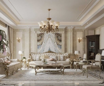 European Style A Living Room-ID:708241941