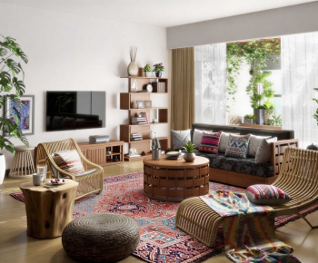 Modern A Living Room-ID:463437081