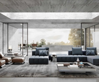 Modern A Living Room-ID:296246055