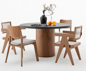 Modern Dining Table And Chairs-ID:842859038