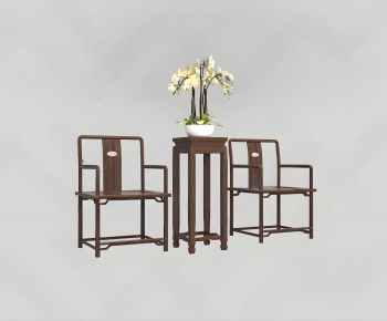 New Chinese Style Lounge Chair-ID:551140072