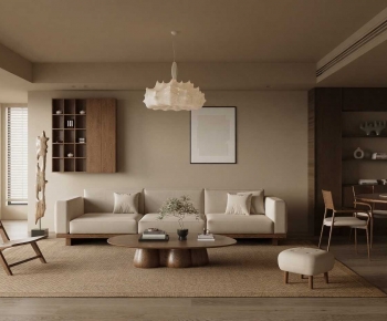 Wabi-sabi Style A Living Room-ID:631903899