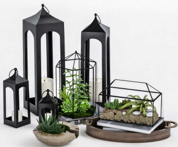 Modern Potted Green Plant-ID:149955998