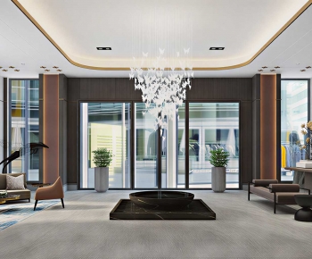 New Chinese Style Lobby Hall-ID:591449793