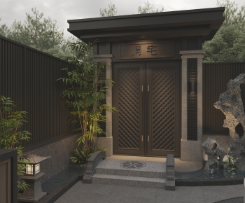 New Chinese Style Courtyard/landscape-ID:796319018