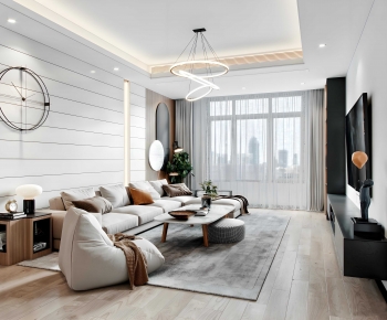 Nordic Style A Living Room-ID:499820758