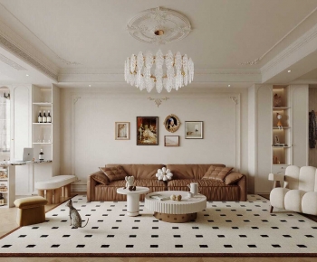 French Style A Living Room-ID:860863928