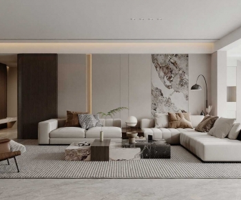 Modern A Living Room-ID:751590018