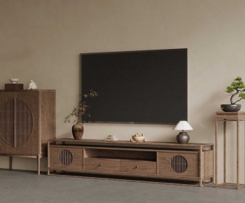 New Chinese Style TV Cabinet-ID:547539003