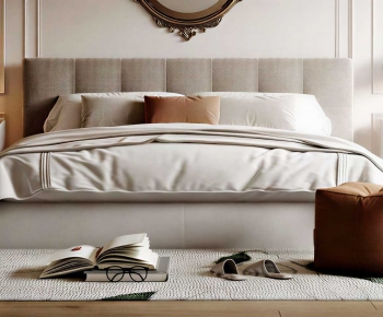 Modern Double Bed-ID:725660097