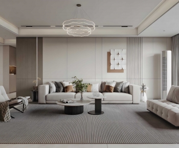 Modern A Living Room-ID:595849044